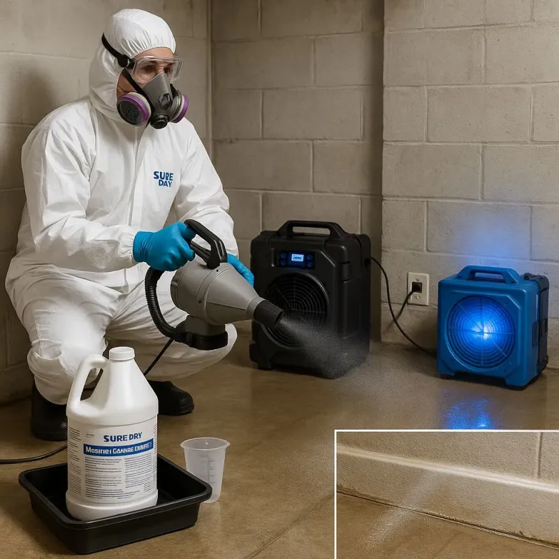 Sanitization and Odor Removal process in Duncansville, PA